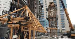 Демонтаж башенного крана в Шумерле - услуги по демонтажу от Сварной-Шмр от 1555 руб.
